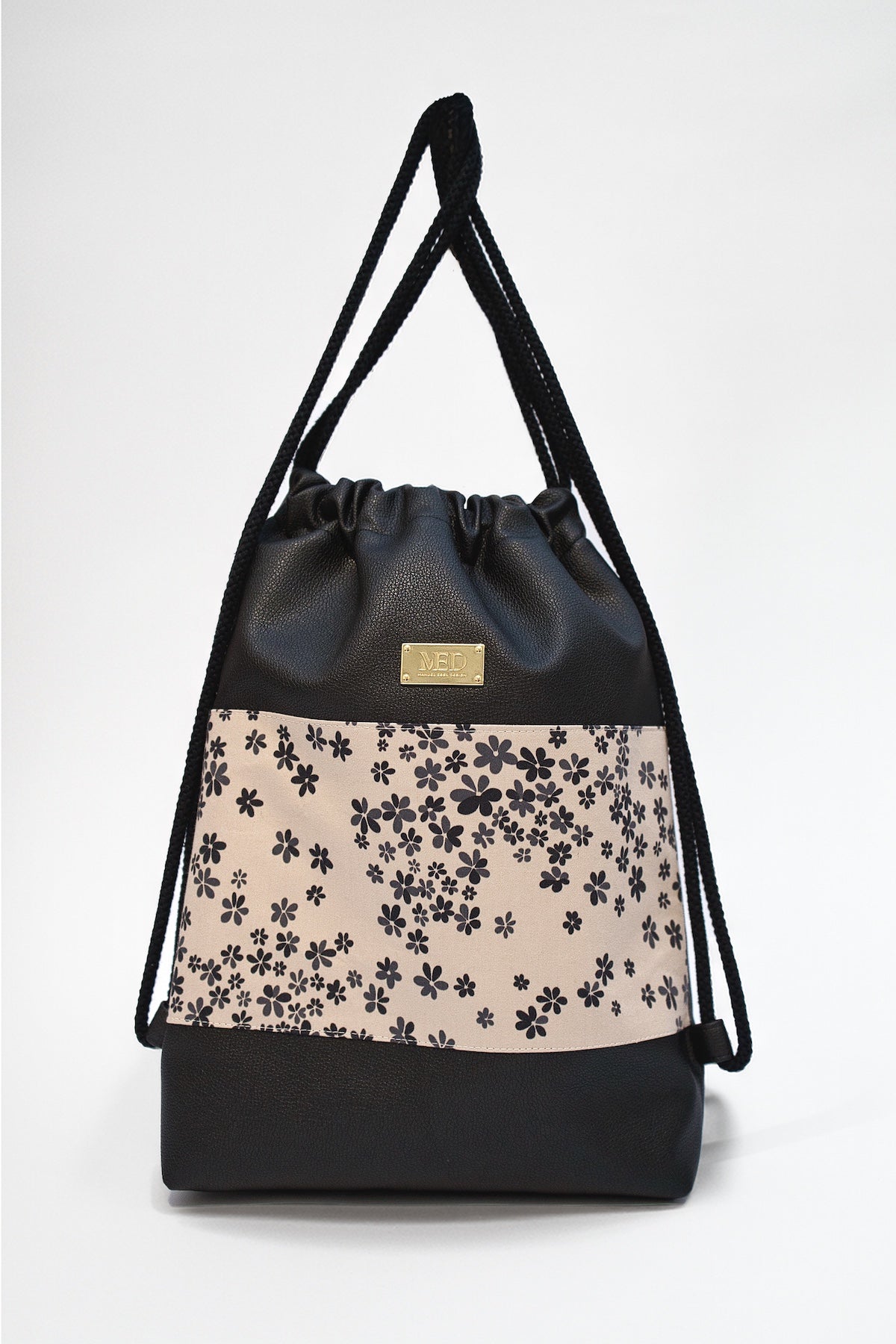 Gym Bag "ELIXIR" - beige/schwarz - Manuel Essl Design
