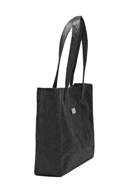 Großer Shopper aus Ananasleder - noir - Manuel Essl Design