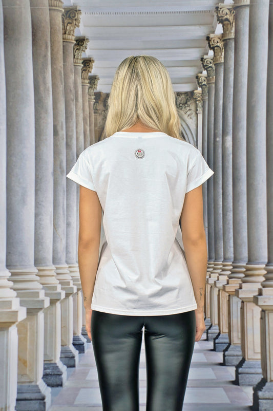 T-Shirt "EQUALITY" - weiß - Manuel Essl Design