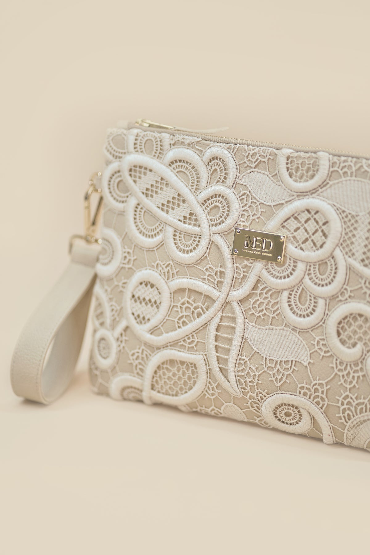 Twin Clutch "JARDIM" - beige - Manuel Essl Design